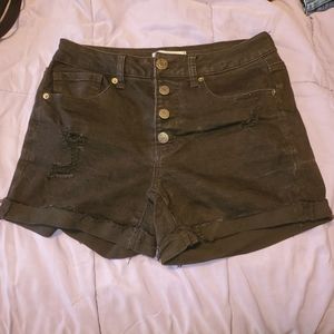🌠3/$12 or FREE🌠 Distressed high waisted shorts